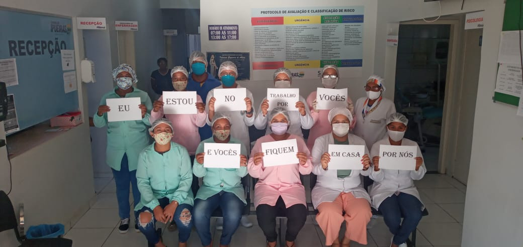 Equipe de Saúde de Ipueiras na luta contra  o COVID-19